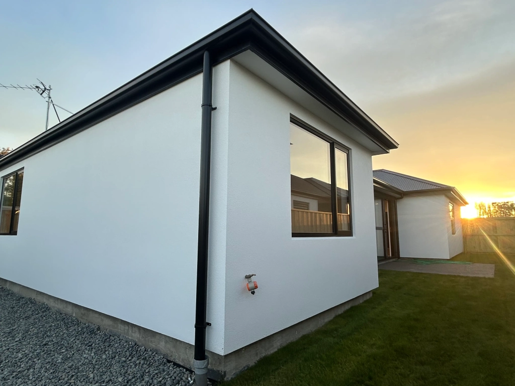 Exterior of 3-bedroom 2-bathroom custom home at Gardiners Road, Harewood