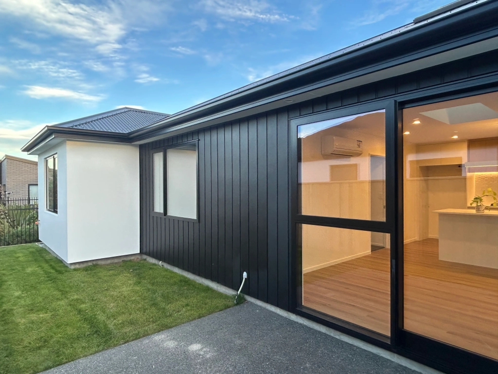 Exterior of 3-bedroom 2-bathroom custom home at Gardiners Road, Harewood