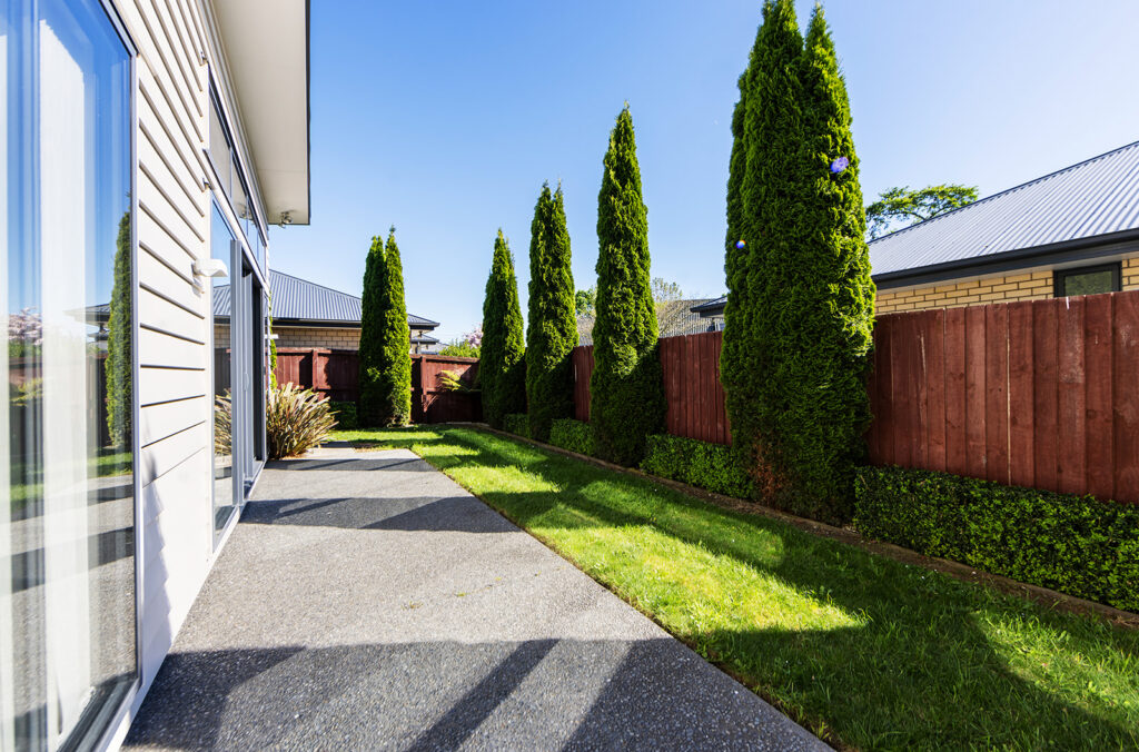 Exterior of 3-bedroom 3-bathroom custom home at Buchanans Road, Yaldhurst