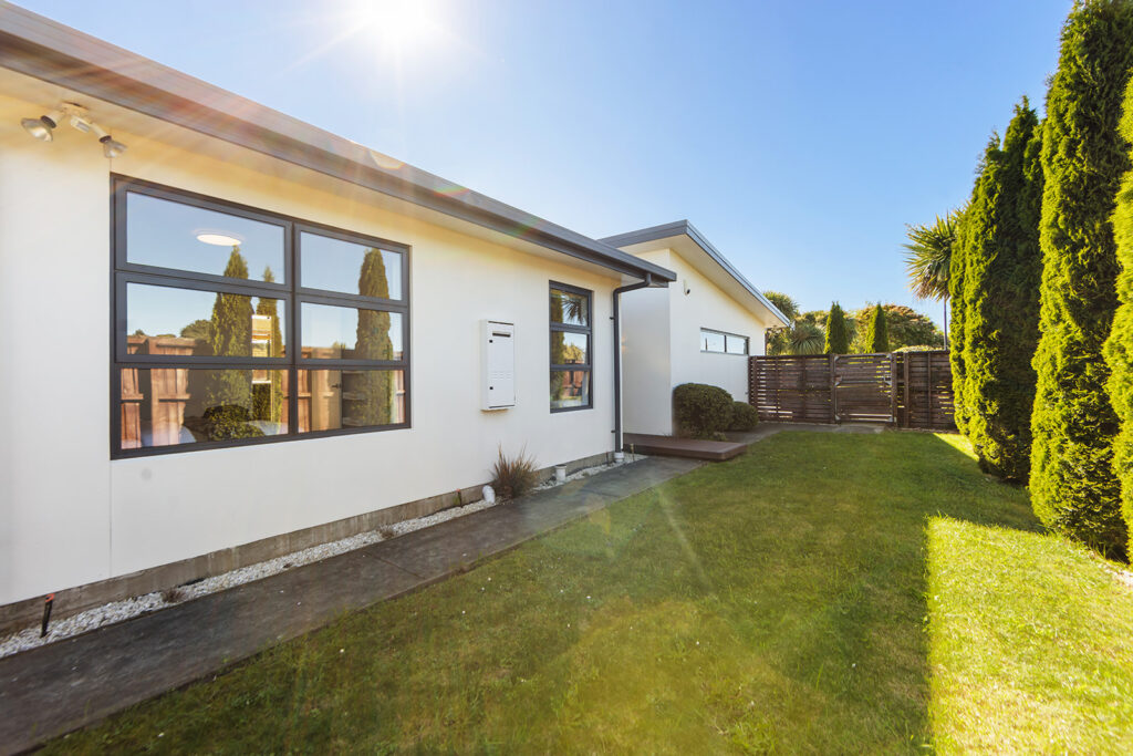 Exterior of 3-bedroom 3-bathroom custom home at Buchanans Road, Yaldhurst