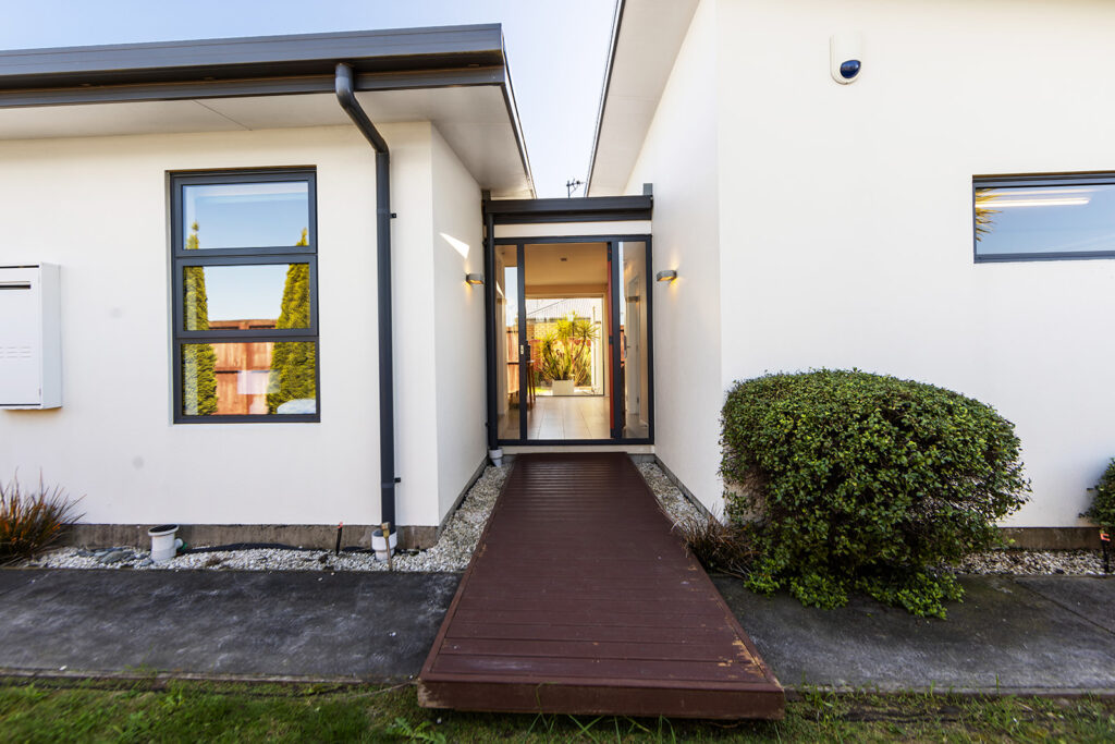 Exterior of 3-bedroom 3-bathroom custom home at Buchanans Road, Yaldhurst