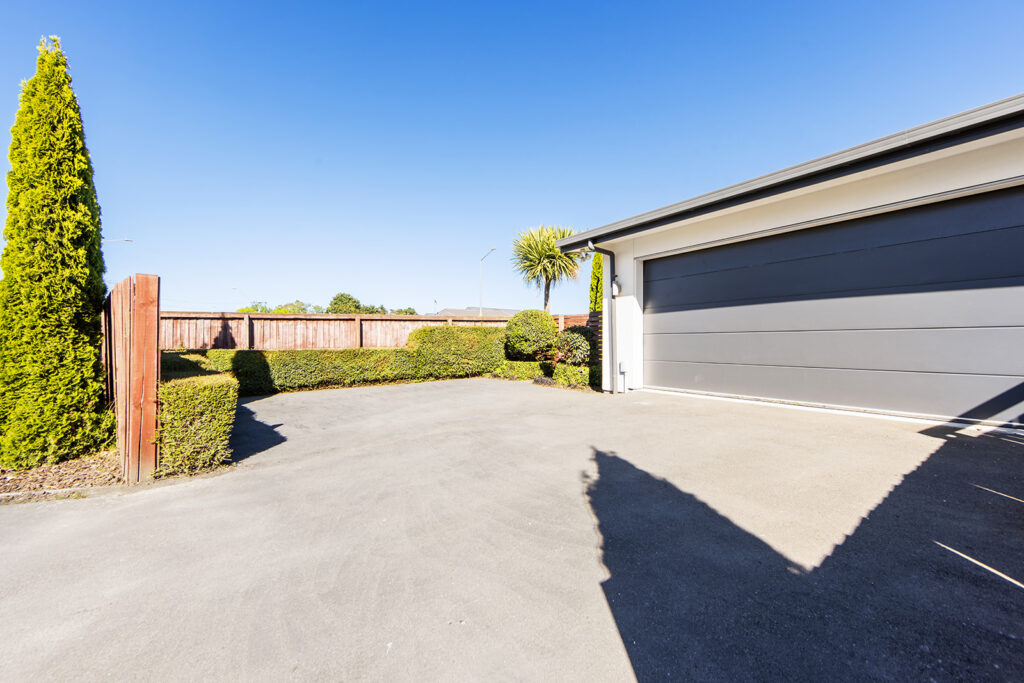 Exterior of 3-bedroom 3-bathroom custom home at Buchanans Road, Yaldhurst