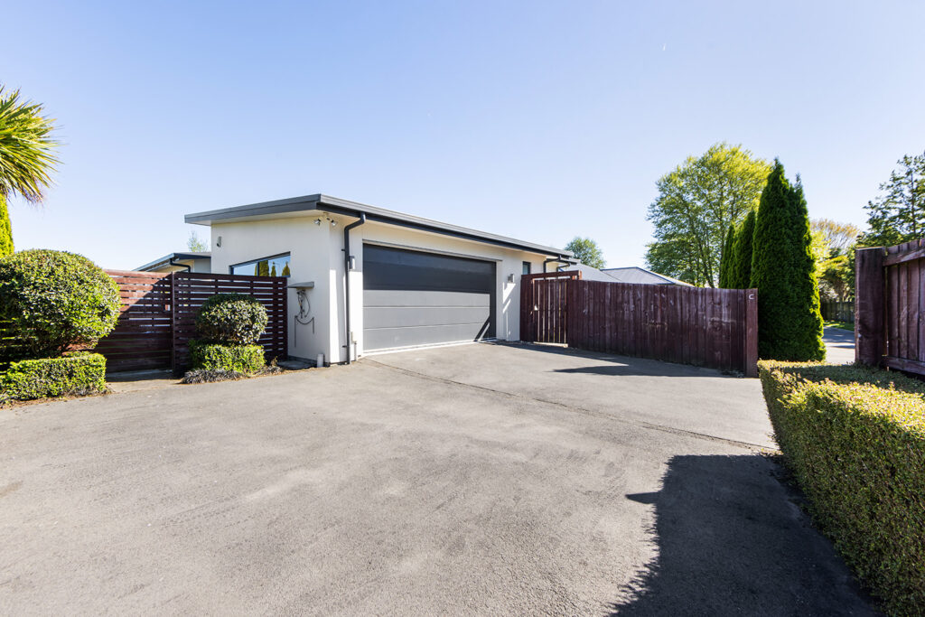 Exterior of 3-bedroom 3-bathroom custom home at Buchanans Road, Yaldhurst