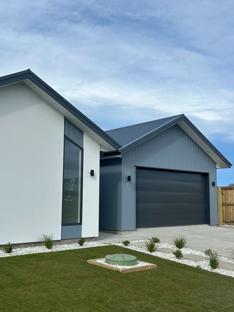 Exterior of 4-bedroom 2-bathroom custom home at Quaifes Road, Halswell