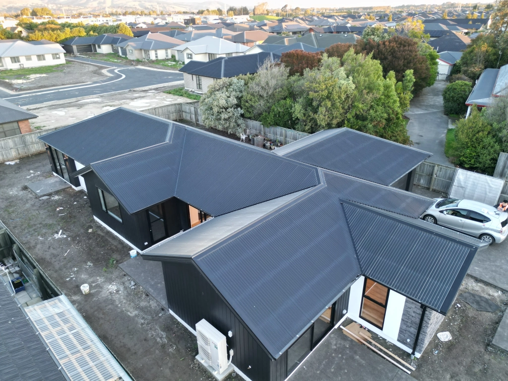 Exterior of 4-bedroom 2-bathroom custom home at Dominico Lane, Wigram