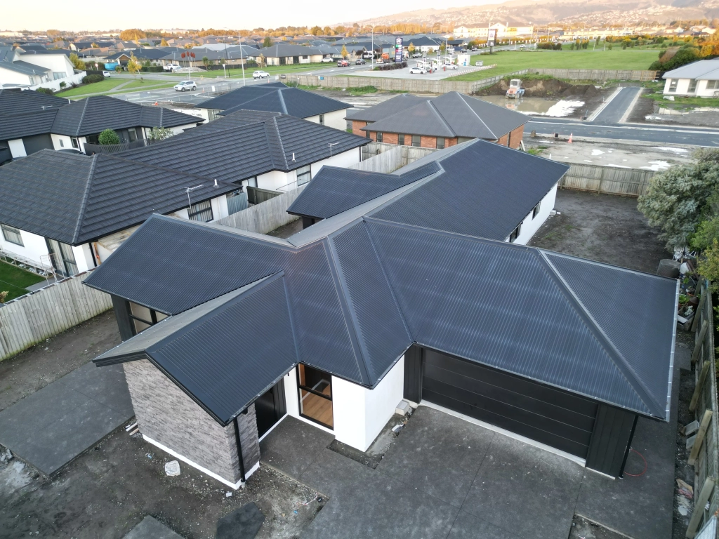 Exterior of 4-bedroom 2-bathroom custom home at Dominico Lane, Wigram