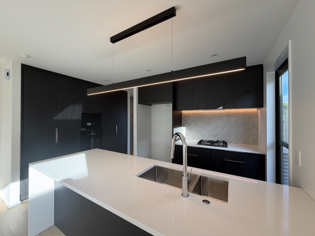 Kitchen in 4-bedroom 3-bathroom custom home at 99 Birches Road, Prebbleton