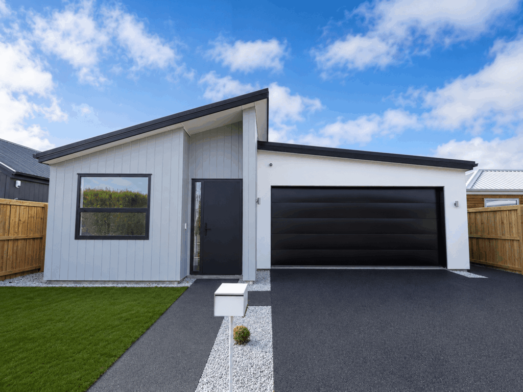 Exterior of 4-bedroom 3-bathroom custom home at 99 Birches Road, Prebbleton
