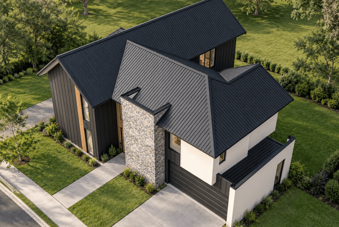 Aerial rendering of 15 Hampton Place, Burnside